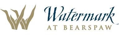 Watermark at Bearspaw logo